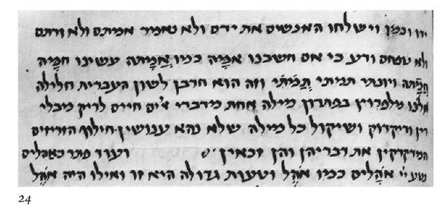 The Italkian cursive script in a manuscript of the 10th or 11th century. 