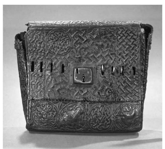 Leather satchel of the Book of Armagh. 