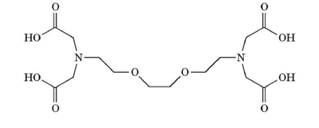 Chemical structure of EDTA 