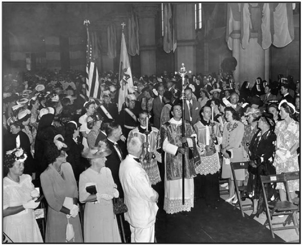 The Twenty-fifth Anniversary of Bishop Thomas Walsh's being raised to the hierarchy, Cathedral Basilica of the Sacred Heart, Newark, July 29,1943.