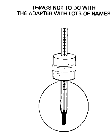 The glassless glass adapter. 