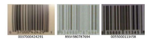 Barcodes are recognized correctly 