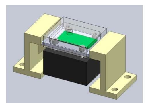 CAD model of thermal loading station