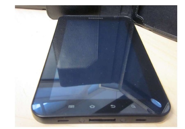 Samsung Galaxy Tab- Front View Device Off 