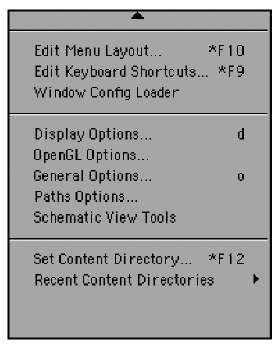 The Edit drop-down menu gives you access to key tools like Edit Menu Layout and Edit Keyboard Shortcuts.