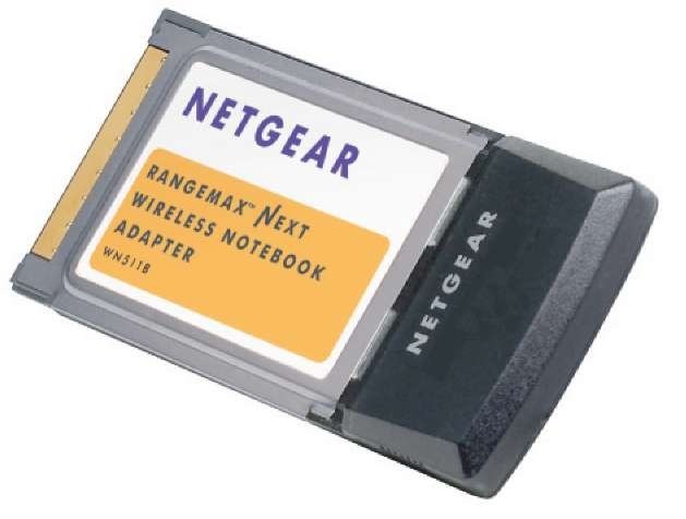 PC card adapter. 