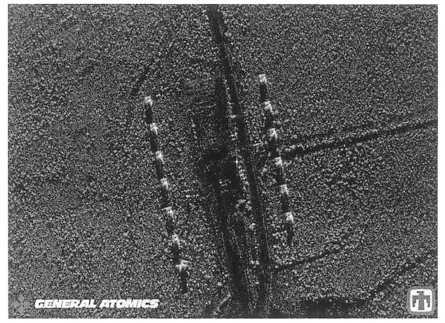 Synthetic Aperture Radar image of M-47 tanks at Kirtland Air Force Base, Albuquerque, NM.