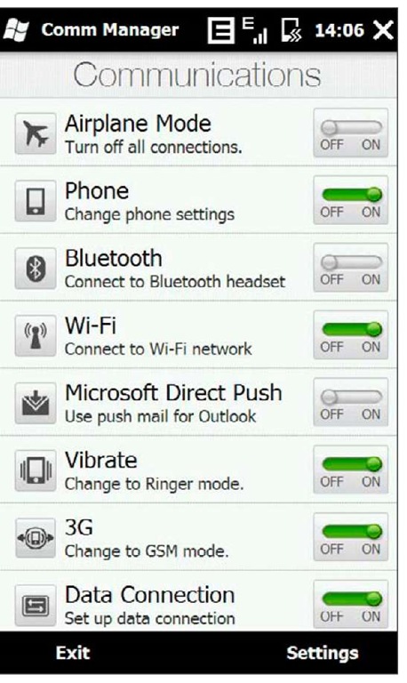 The connectivity option.