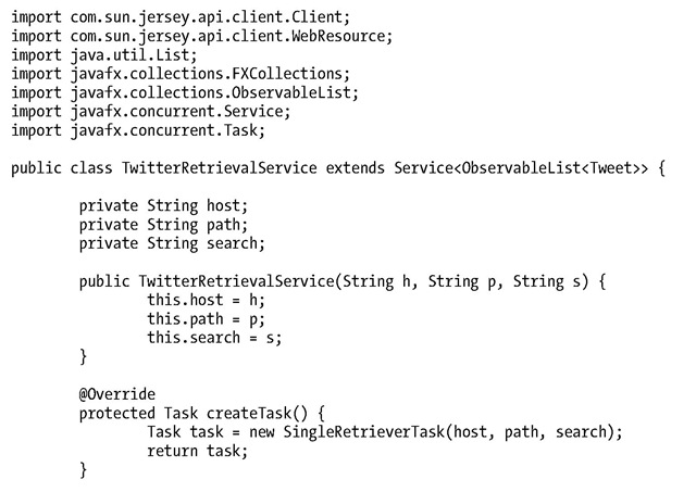 Using Jersey-Client for Retrieving Tweets
