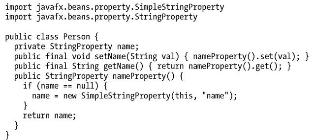 JavaFX Property Pattern to Create New Properties in Java