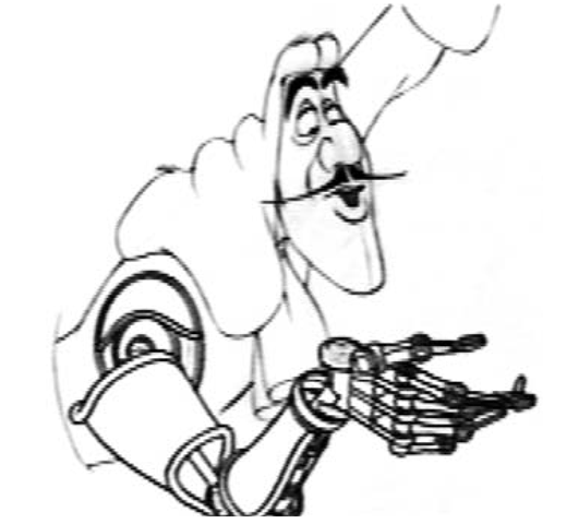 Pipel ine test of 3D arm with Captain Hook animation. 