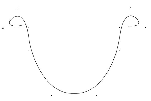 Loft profile curve 